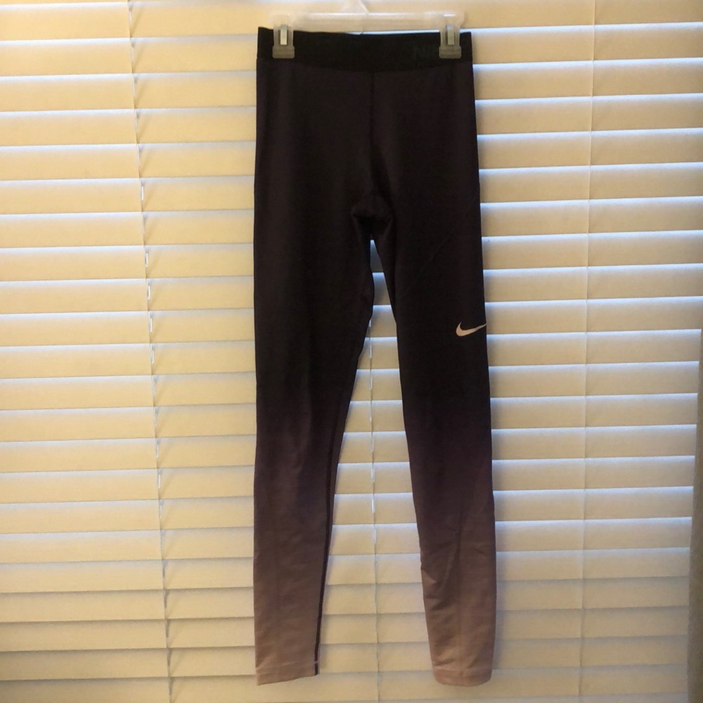 Nike Pro purple ombré leggings